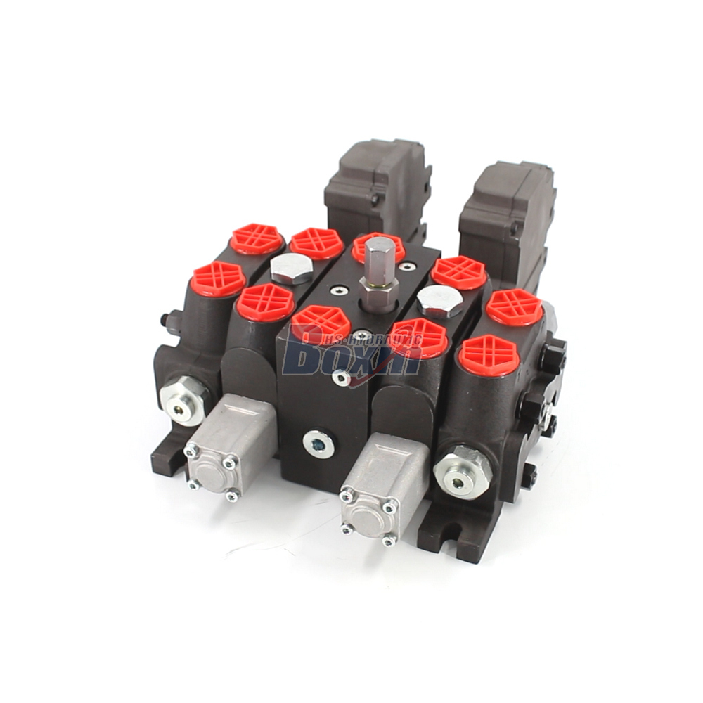 Reliable DCV100EMA-YT-JYT-J-K Electric Motor 2 Spool Hydraulic Directional Valve main image